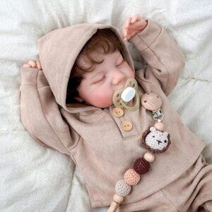 BABESIDE 17" Lifelike Reborn Baby Boy Doll – Full Body Vinyl Newborn
